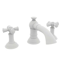 Newport Brass 2420/52 Lavatory Faucet Aylesbury Widespread Matte White 2 Cross Handle 3 Hole 1.2 Gallons per Minute 6-5/8 x 2-3/8 x 4-1/2 Inch ADA | Blackhawk Supply