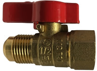 943331 | 1/2 FPT X 3/8 FLARE CSA GAS BALL VALVE | Midland Metal Mfg.