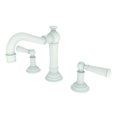 Newport Brass 2470/52 Lavatory Faucet Jacobean Widespread Matte White 2 Lever 3 Hole 1.2 Gallons per Minute 7-13/16 x 2-3/8 x 6-7/8 Inch ADA | Blackhawk Supply