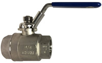 949161 | 1/4 2PC 316SS BALL VLV, Valves, Stainless Steel Ball Valves, 1000 PSI Two Piece Full Port Ball Valve | Midland Metal Mfg.