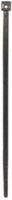 95611 | 14 BLK NYLON CABLE TIES UV 100 PK | Midland Metal Mfg.