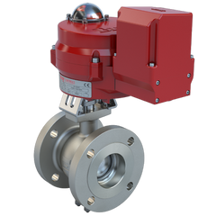 Bray BVMS2-S150-0095/70-24-0081H-BBU 2" | Flanged segmented ball valve | SS | CV 95 | Normally Open | 24 VAC/30VDC | Two position | 800 lb-in | NEMA 4 | Heater | & Battery Backup unit | Blackhawk Supply