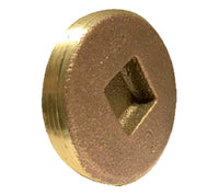 970313 | 6 BRASS COUNTERSUNK CLEANOUT PLUG | Midland Metal Mfg.
