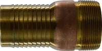 CNT-400-B | 4 COMB NIPPLE BRASS | Midland Metal Mfg.