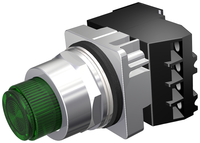 52PT6J3A | PTT PL/ILL PB | MOM | XFMR | 480V | GRN | 1NO-1NC | Siemens Electrical
