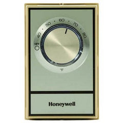 HONEYWELL HOME T498B1553/U Thermostat T498B Non-Programmable Electric Heat with Off Switch DPST 120/208/240/277 Volt 1 Heat Beige 40-80 Degrees Fahrenheit | Blackhawk Supply