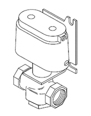 Schneider Electric AL-161-4 Three-way air switching valve used for central supply air changeover in dual pressure systems. Connections-Valve Body:1/2 in., Actuator: 1/8 in. FNPT | Blackhawk Supply
