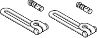 AM-161-1 | Linkage Kit For Dampers, Includes 2 Connectors, Splined Actuator Crank, 1/2
