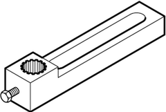 Schneider Electric AM-392 Crank Arm 3/4", a 1/2" Slot Provides For Adjustable Radius From 1" to 5", Zinc Plated, For MP-9000 Series Actuators | Blackhawk Supply
