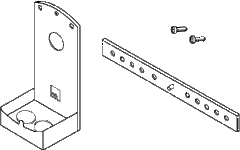 Schneider Electric AM-728 SmartX, Damper Actuator Accessory, Accessory Kit, for Mx41-60x3, includes mounting bracket, conduit adapter, screws | Blackhawk Supply