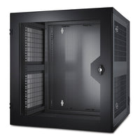 AR100HD | NetShelter WX 13U w/Threaded Hole Vertical Mounting Rail Vented Front Door Black | APC