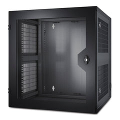 APC AR100HD NetShelter WX 13U w/Threaded Hole Vertical Mounting Rail Vented Front Door Black | Blackhawk Supply