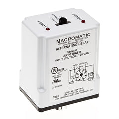 Macromatic ARP120A8R Duplex Alternating Relay | 5 Amp | 120VAC | DPDT | 8 pin | selector switch | cross wired | 3-switch input for S.O.S.O. Operation | Blackhawk Supply
