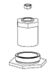 Schneider Electric AV-801 Adapter Kit For JCI VG7xxxCT, VG7xxxET, VG7xxxGT, and VG7xxxLT, 1/2" and 3/4" Two and Three Way Globe Valves | Blackhawk Supply