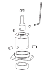 Schneider Electric AV-802 Adapter Kit For JCI VG7xxxCT, VG7xxxET, VG7xxxGT, VG7xxxLT, VG7xxxCS, VG7xxxES, VG7xxxGS, VG7xxxLS, and VTM 1/2" and 3/4" Globe Valves | Blackhawk Supply