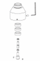 Schneider Electric AV-803 Adapter Kit for Johnson Controls' 1/2" - 2" (VG7xxxxx, VB-3754, VB-3974, VB-4322, and VB-4324) Two and Three Way Globe Valves | Blackhawk Supply