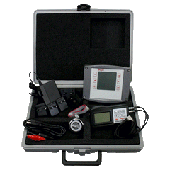 Dwyer A-IEF-KIT Series IEF Insertion Electromagnetic Flowmeter IEF/IEFB set-up kit including field set-up display, pipe thickness gauge and pipe circumference measuring tape | Blackhawk Supply