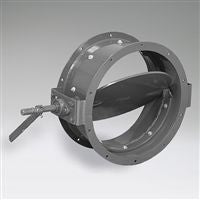 Ruskin CDRI95 Round Industrial Heavy Duty 500 deg F standard High Temperature Isolation Damper - 5000 fpm, 20.0" SP | Blackhawk Supply