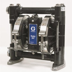 Graco D31331 Husky 307 AC 3/8" (9.52 mm) NPT Standard Pump, PP Center Section, SS Seats, SS Balls & PTFE Diaphragm | Blackhawk Supply
