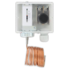 Dwyer DFS2-DM20 Series DFS2 Low Limit Freeze Protection Switch DPDT, 20 ft. capillary with manual reset | Blackhawk Supply