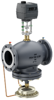 VP220A-125S-395-U261 | SmartX, Pressure Independent Valve Assembly, 5 in, 2-way, 395 GPM, MP2000-SRU proportional spring return actuator | Schneider Electric