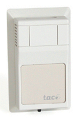 Schneider Electric ETR801-TI Room Temp Sensor: 10K Ohm Thermistor w/ 11K Shunt for I/A Series Compatibility, Setpoint, Thermometer Indicator, SE Logo | Blackhawk Supply
