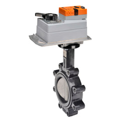 Belimo EXT-LD14104BE1AX+DRCX24-3-T N4H Potable Water Valve (BV) | 4" | 2-way | ANSI Class 125 | Cv 600 | Configurable Valve Actuator | Non fail-safe | AC/DC 24 V | On/Off/Floating point | NEMA 4X | terminals | WITH HEATER OPTION | Blackhawk Supply