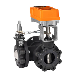 Belimo F780-150SHP+JRBUP-3-T Butterfly Valve (BFV), 3", 3-way, ANSI Class 150, Cv 228 Actuator, AC 24...240 V / DC 24...125 V, On/Off, Floating point, 35 s, 2x SPDT, IP66/67 | Blackhawk Supply