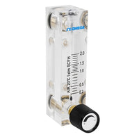 FLK-2242 | Acrylic Meter 2.6-26 LPM Air, W/ Valve | Omega