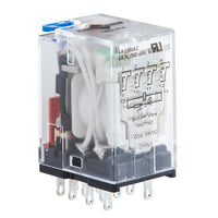 GB240A4 | General Purpose Blade Style Relay | 240V AC | 4P Pack of 10 | Macromatic