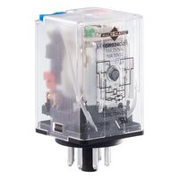 GR024D2 | General Purpose Round Style Relay | 24V DC | 2P Pack of 5 | Macromatic