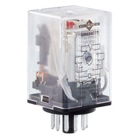 GR024D3T | General Purpose Round Style Relay | 24V DC | 3P | No test Pack of 5 | Macromatic