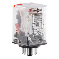 GR120A3 | General Purpose Round Style Relay | 120V AC | 3P Pack of 5 | Macromatic