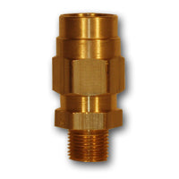 HE68-86 | 1/2HE X 3/8MPT HOSE END MALE MAF/USA Mid-America Fittings Made in USA | Midland Metal Mfg.