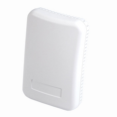 Veris HEW2VSTF ABS Plastic +/-2% Accuracy 0 to 5/0 to 10 VDC 10 kOhm T2 Thermistor Standard Wall Mount Humidity and Temperature Sensor | Blackhawk Supply