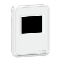 SLPSTCV2 | SpaceLogic SLP Series Air Quality Sensor, CO2, VOC, Humidity, Temperature, Color Touchscreen, Matte White Housing | Schneider Electric