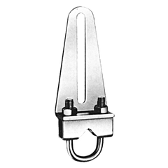 Belimo KH6 Universal crank arm for KG6 ball joint | 1/4" slot width. For damper shafts: 3/8" to 11/16" diameter or 3/8" to 9/16" square. | Blackhawk Supply