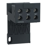LAD7B106 | Adapter terminal block, TeSys LRD, for separate mounting of LRD01-D35 LR3D01-D35 | Square D
