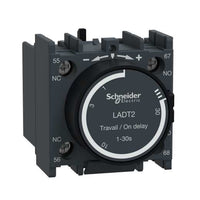 LADT2 | TeSys D Time Delay Auxiliary Contact Block, 1 NO + 1 NC, Screw Clamp Terminals, 690V AC 25-400 Hz, 10A | Square D