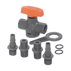 Hayward LC12 Universal Stopcock w/EPDM Seals; comes w/6 end connectors, carton qtys. ONLY | Blackhawk Supply