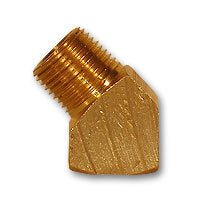 LF124-4 | 1/4 LF B/STK 45 STREET ELBOW | Midland Metal Mfg.