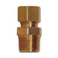 LF68-128 | 3/4ODX1/2MPT LF COMP MALE CONN | Midland Metal Mfg.