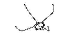 Lennox 63K65 Lennox 63K6501, 4-Leg Motor Mount, 5-5/8" Motor Diameter, 29" Bolt Circle | Blackhawk Supply