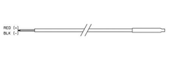 Lennox 97H54 Lennox 97H5401, Air Temperature Sensor, 40 to 90 Deg. F Measurement Range. 1/4" Probe Dia, 6 Ft Cable | Blackhawk Supply