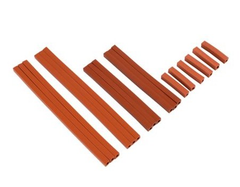 Lennox 98L78 Lennox LB-97803A, 18-Piece Silicone Rubber Pressure Switch Tubing, Red, 6 Each 2", 6" & 9" Lengths, 0.360" Square x 0.196" ID | Blackhawk Supply