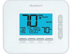Lennox 24Z17 Braeburn 4235, Premier Series Universal Programmable Thermostat, Conventional Heat Pump, 3 Heat/2 Cool Heat Pump; 2 Heat/2 Cool | Blackhawk Supply