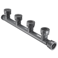 MA0101-010-4 | 1 PVC 4-PORT MANIFLD TEE SWVLXMPTX4-SWVL | (PG:19) Spears