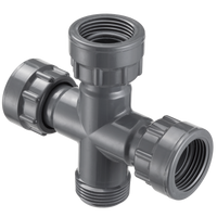 MA2004-010 | 1 PVC MANIFOLD CROSS SWVLXMPTXSWVLXSWVL | (PG:19) Spears