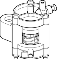 N800-0555-BOX | Plastic Positioner Only in Box, Utilizes a Pilot-Operated, Relay-Type Postion Sensing Mechanism, For Use With M556, M573 and M574 Actuators | Schneider Electric