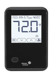 Johnson Controls NSB8MHN242-0 Temp | RH | LCD Display | Black | PIR Occ Sensor | JCI Branded  | Blackhawk Supply